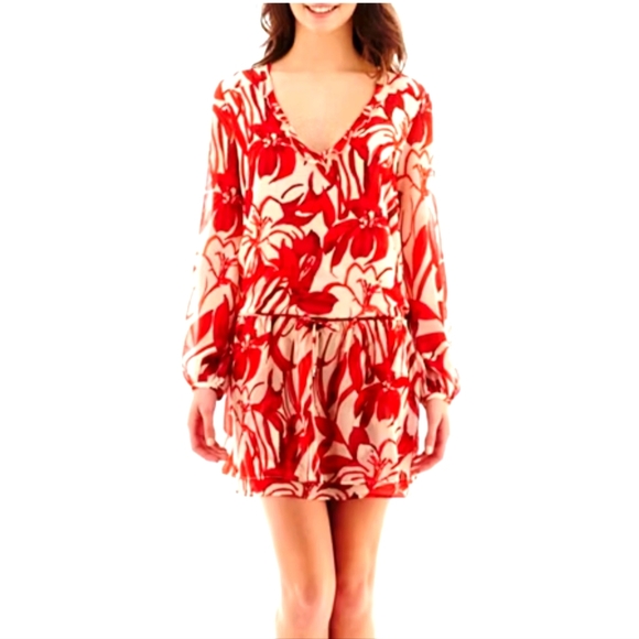 MNG By Mango Floral Chiffon Dress - Picture 2 of 10